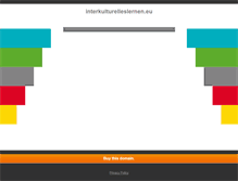 Tablet Screenshot of interkulturelleslernen.eu
